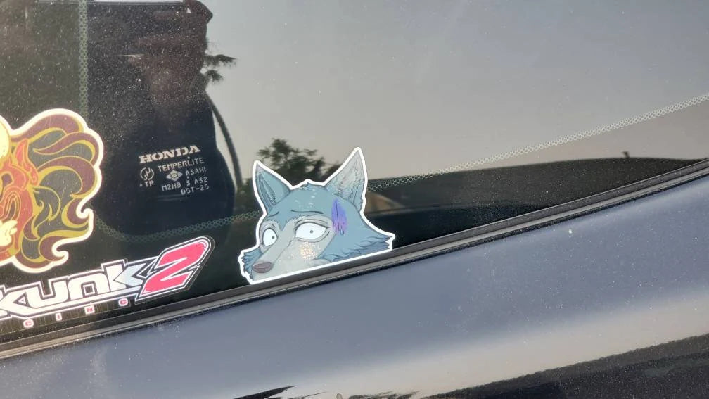 Legoshi Peeker Sticker