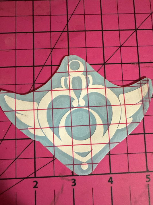Decal Heart Brooch Sailor Moon